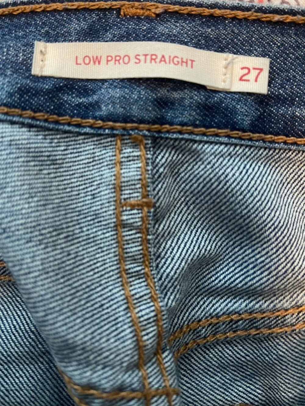 Levi low pro women's jeans Sz 27 - Picture 6 of 14